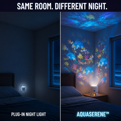 AquaSerene™ — Soothe Restless Kids To Sleep With a Slow-Spinning Ocean Light