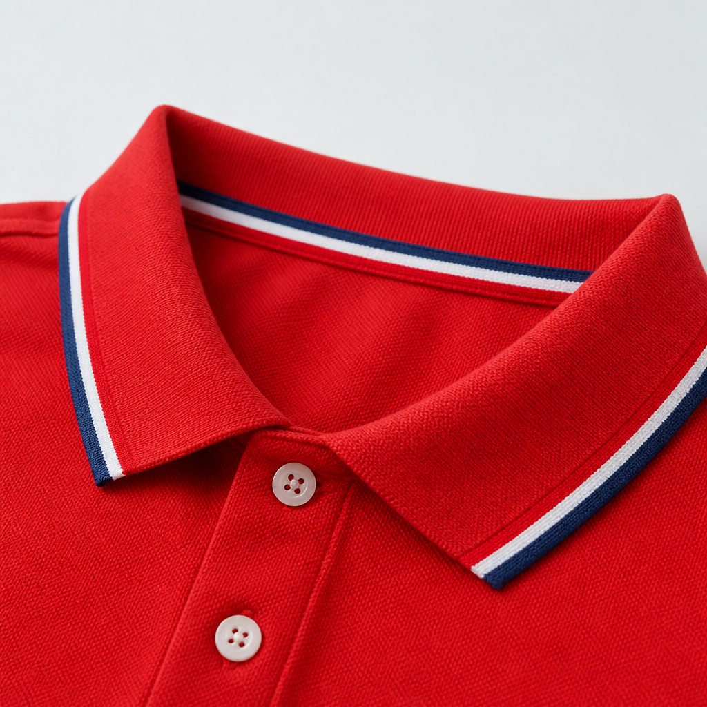ValorCore™ – Classic Polo Shirt Set, Wrinkle-Resistant with Signature Striped Collar