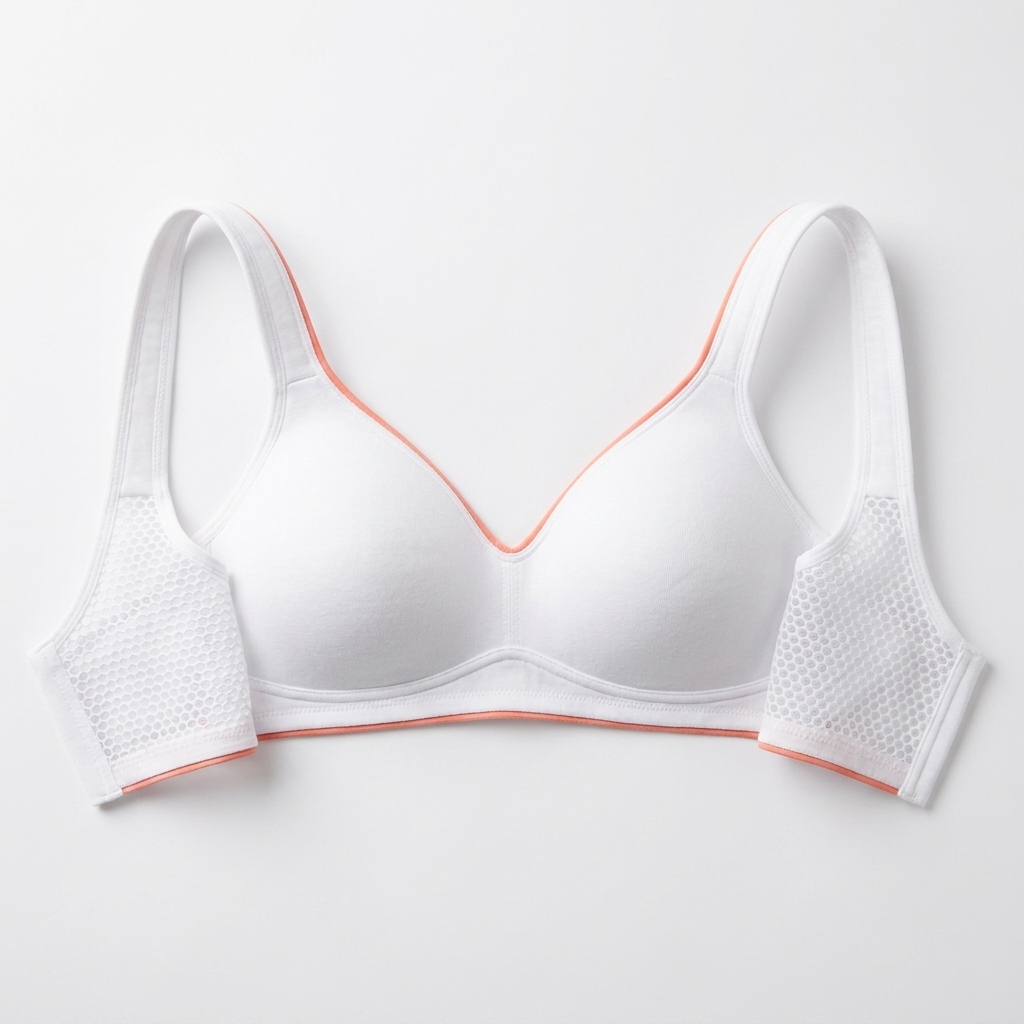 EmbraLuxe™ – Wireless Plus-Size Lift Bra with Breathable Mesh Side Panels
