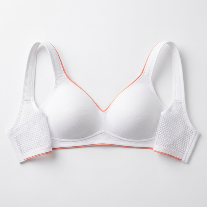 EmbraLuxe™ – Wireless Plus-Size Lift Bra with Breathable Mesh Side Panels