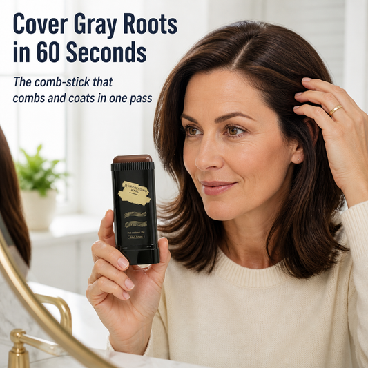 ColorGlide™ — Conceal Gray Roots in 60 Seconds, Sweat-Resistant All Day