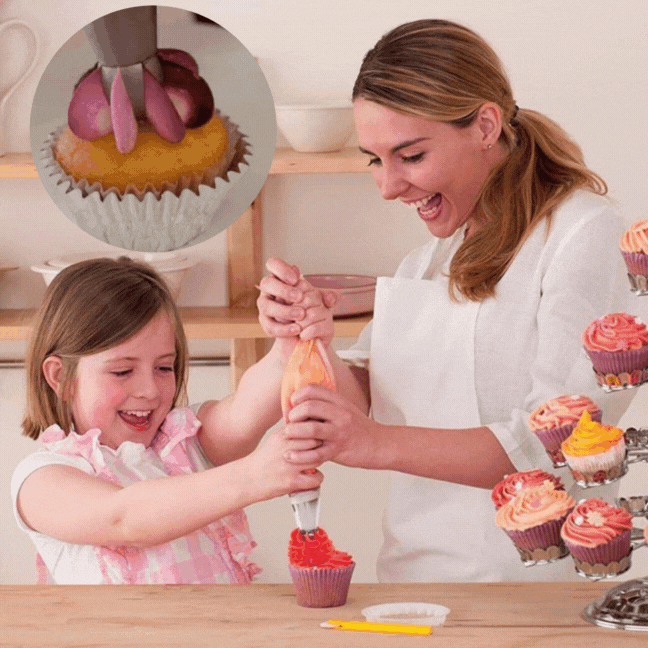 CakeCouture™ - 7-Piece Set of Cake Decoration Nozzles