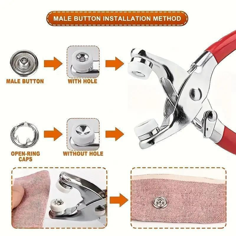 BoltMate™ Snap Pliers Set — Unlock Effortless, Lasting Snaps That Bring Your Creations to Life