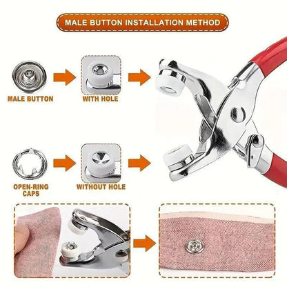 BoltMate™ Snap Pliers Set — Unlock Effortless, Lasting Snaps That Bring Your Creations to Life