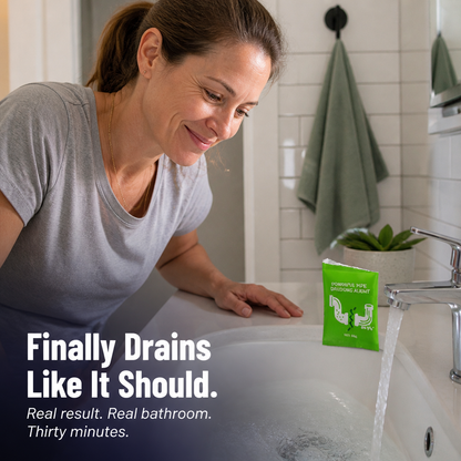 BreezeMaxPro™ — Break Down Tough Drain Blockages and Eliminate Foul Odors