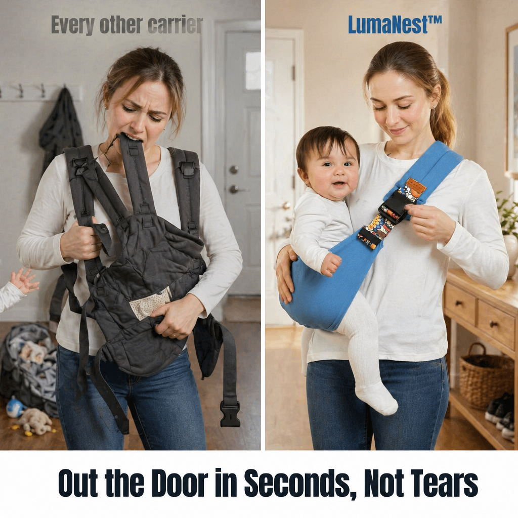 LumaNest™ Sling — Enjoy Seamless Bonding and Comfortable All-Day Baby Carrying