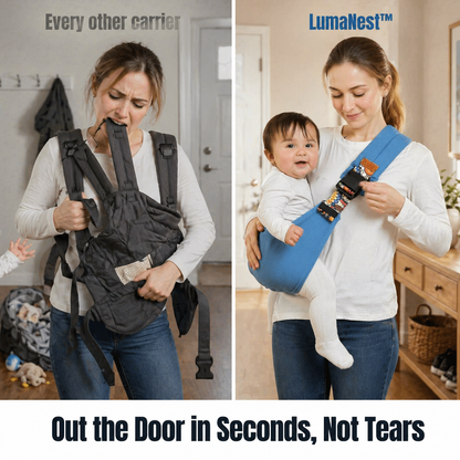 LumaNest™ Sling — Enjoy Seamless Bonding and Comfortable All-Day Baby Carrying