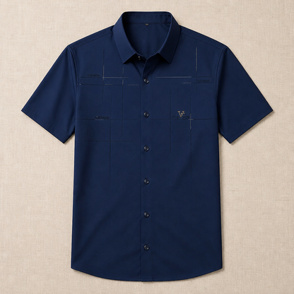 Maxon™ – Stretch Short-Sleeve Button-Down Shirt, Wrinkle-Resistant