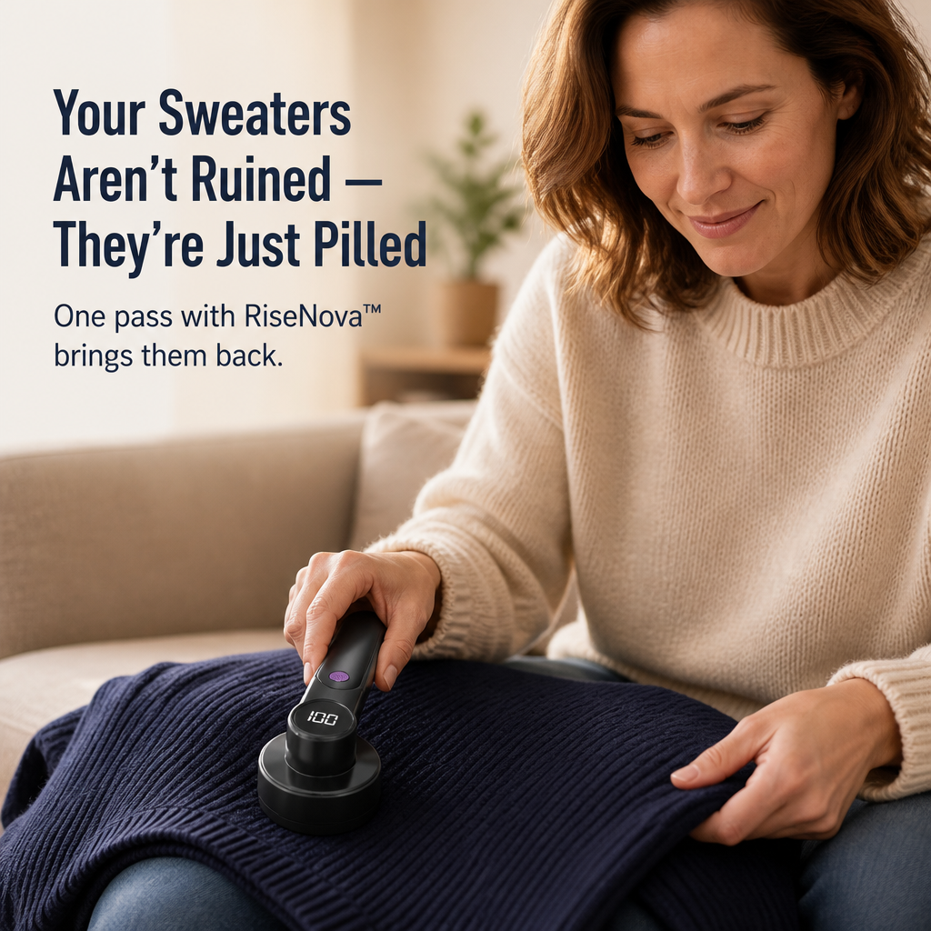 VibranceTrim™ — Bring Your Sweaters Back to Life and Wear Them Proudly Again