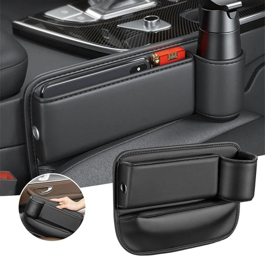 Car leather organizer and cup holder | Buy one, get one FREE