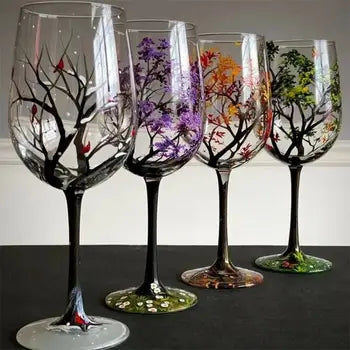 AuroraLeaf™ — Ignite Your Senses with Hand-Painted Seasonal Elegance and Unbreakable Joy