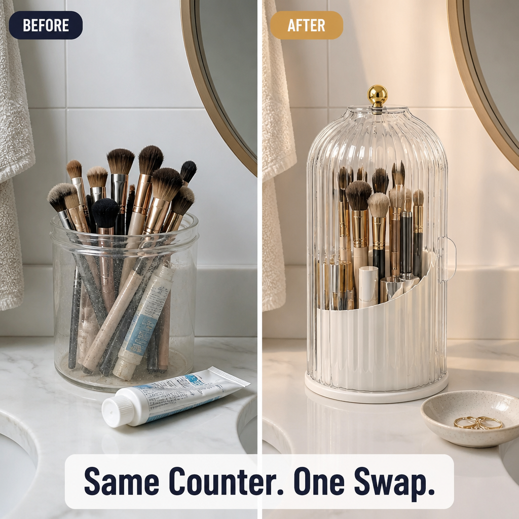 MetroLux™ Brush & Beyond Organizer — Turn Bathroom Mess into Fresh, Clutter-Free Serenity
