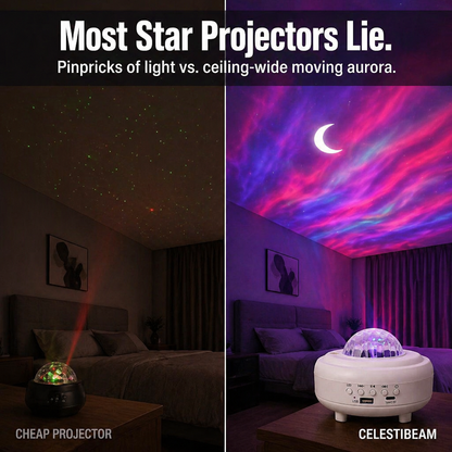 CelestiBeam™ — Slip Into Sleep Beneath Aurora Waves Without Leaving Your Bed