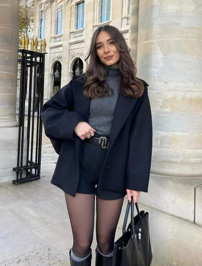 Jazzy | Stylish Oversized Wool Coat for Winter Fashion