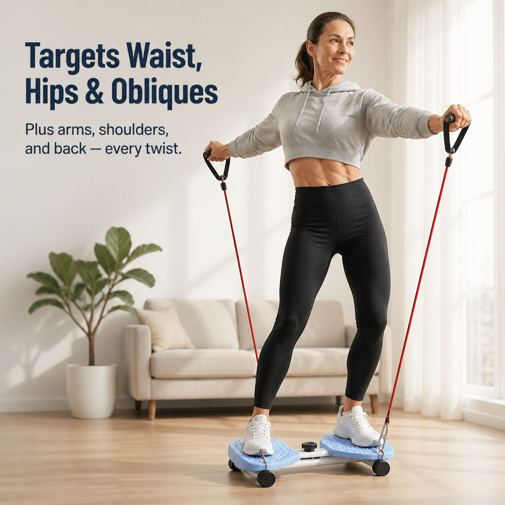 SilentPro™ — Shed Your Muffin Top with No Knee Strain or Noisy Exercise