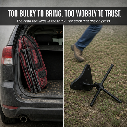 TerraSeat™ — Pack a 330 lb Seat That Collapses Into Your Daypack