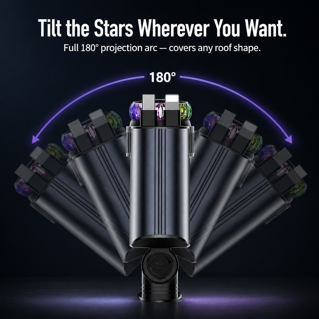 LumiVibe™ — Power, Fragrance & Star-Projection for Your Car from a Single Plug