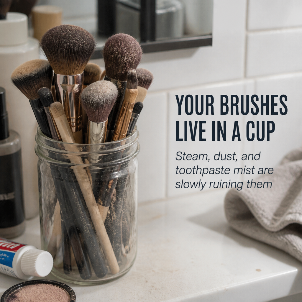 MetroLux™ Brush & Beyond Organizer — Turn Bathroom Mess into Fresh, Tidy Tranquility