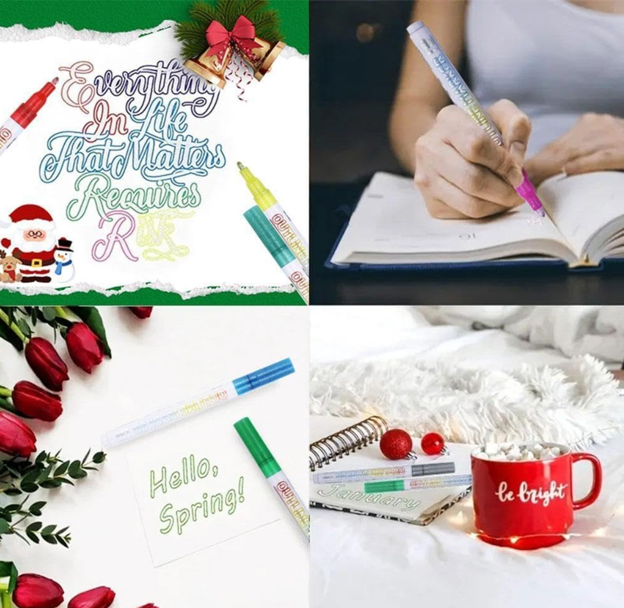 ColorVibe™ Dual-Glow Pen — Ignite Your Creativity with Dazzling Double-Color Brilliance