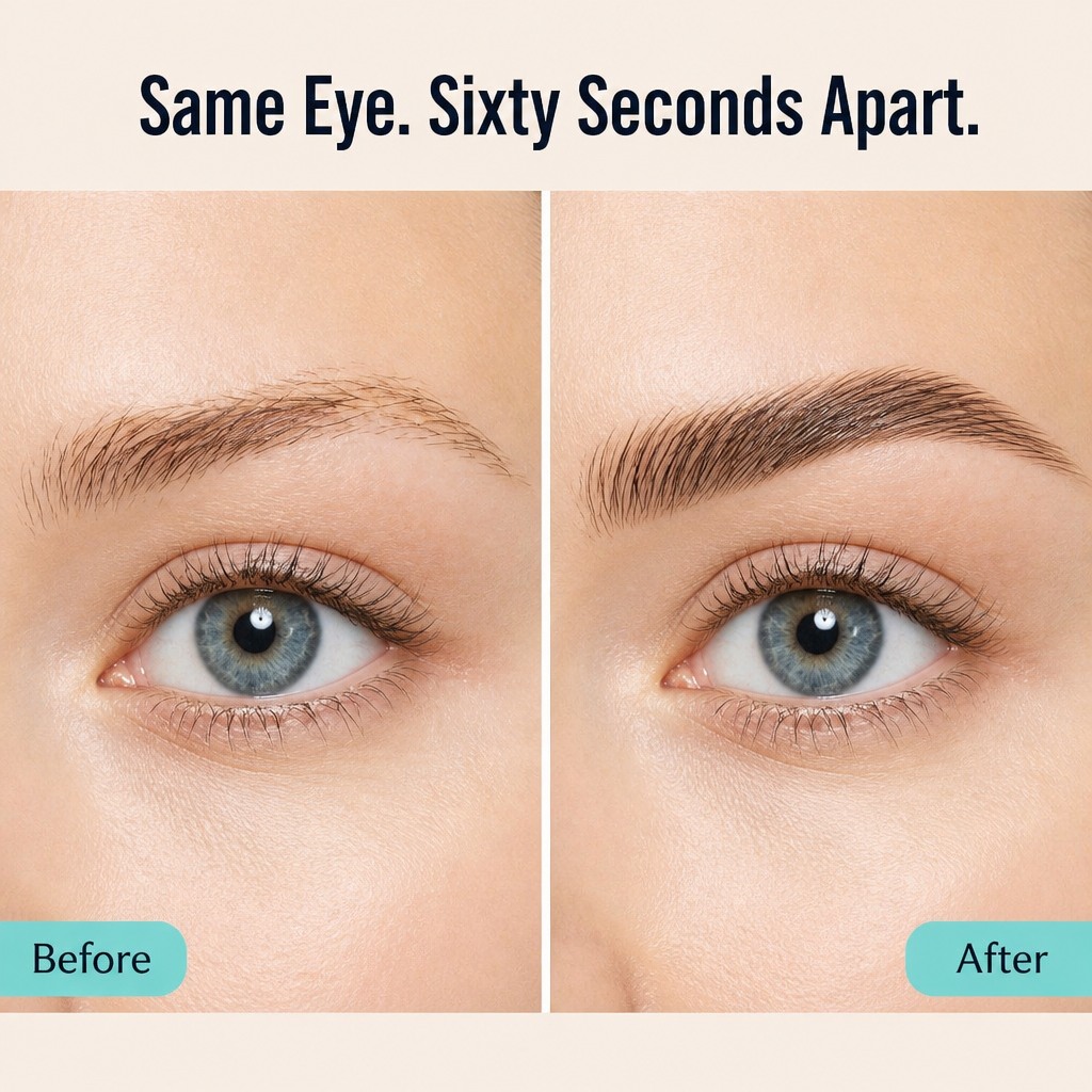 NatuSculpt™ 4-Tip Brow Pen — Draw Natural Hair-Like Brows in 60 Seconds That Stay Put