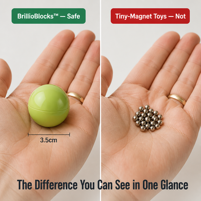BrillioBlocks™ — Trade Screen Tantrums for Two Hours of Magnetic Building Fun