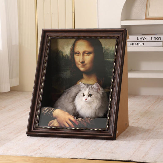 Mona Lisa Cat Scratcher Bed - Version 3.0