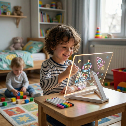 NovaBeam™ LED Art Board — Ignite Your Child’s Imagination with Brilliant, Glowing Masterpieces