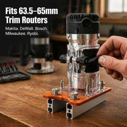 NovaCraft™ — Make Precisely Straight Mortises & Slots Without a Wandering Router