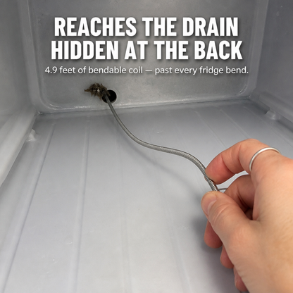 ClearFlowPro™ — Eliminates Concealed Drain Grime and Permanently Prevents Fridge Water Buildup