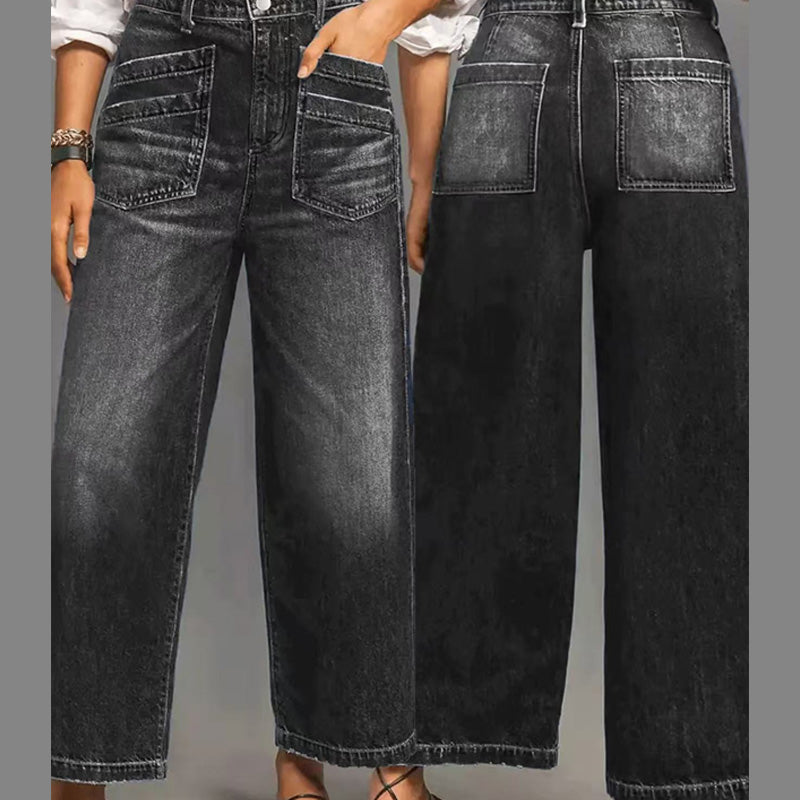 HaloStride™ — Embrace Confidence with Jeans That Honor Your Curves and Freedom