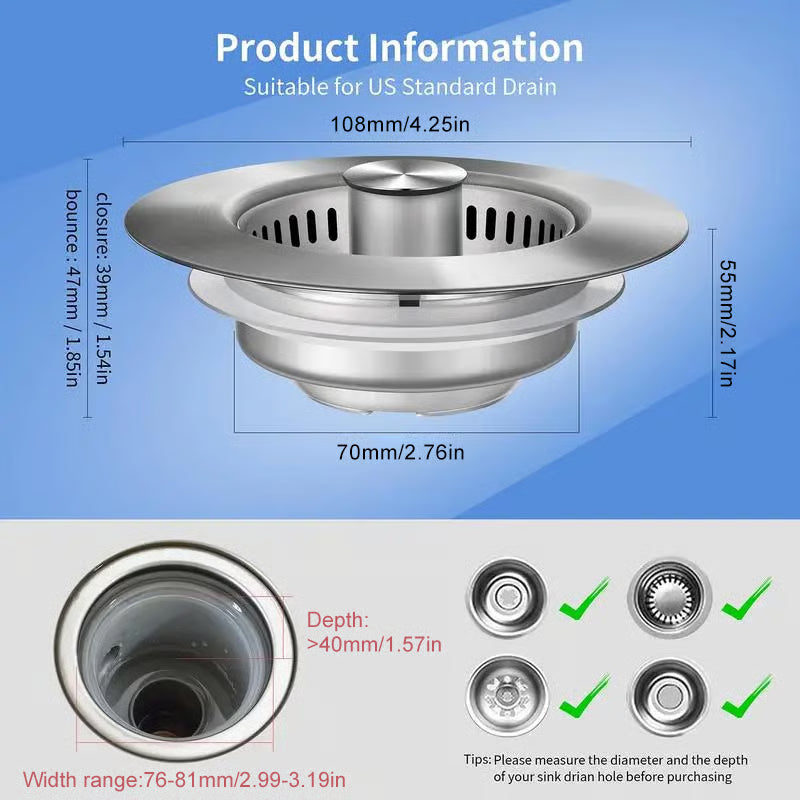 FlowGuard Pro™ — Say Goodbye to Clogs and Odors for a Fresh, Effortless Kitchen