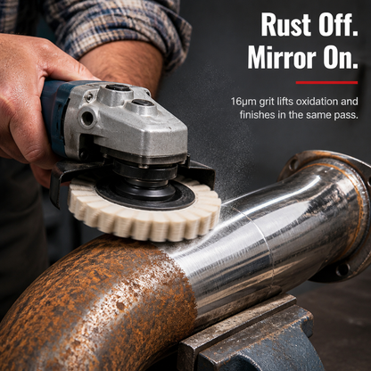MirrorFelt™ — Bring Rust, Marble & Auto Parts Back to 100GU Mirror Shine | 3 for 2 Inside