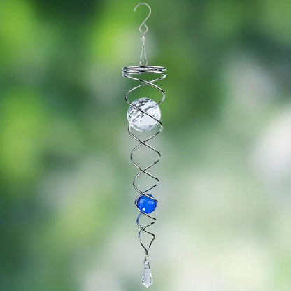 1+1 FREE | CrystalTwister™ - Metal Spiral Crystal Wind Chime [Final Day Discount]