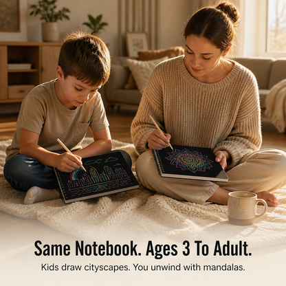 ColorRipple™ — Swap Screen Time for 20 Peaceful Minutes of Rainbow Wonder
