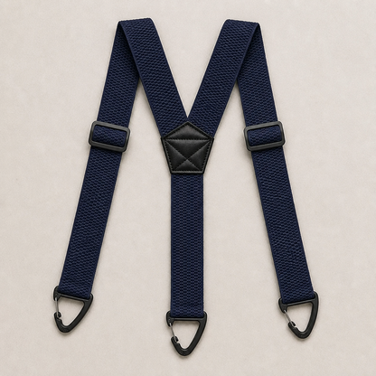 IronMark™ – Rugged Belt-Loop Suspenders Featuring Carabiner Hook Clips