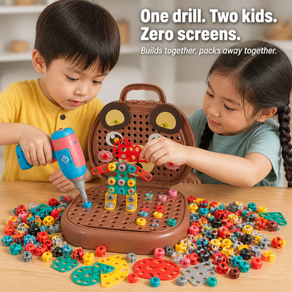 BrilliBuild™ — Give Your Child a Real Drill and See Screen Time Vanish