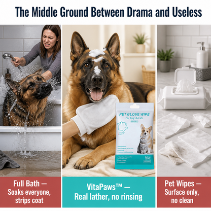 VitaPaws™ — Clean Your Dog Without the Tub, the Hose, or the Tears
