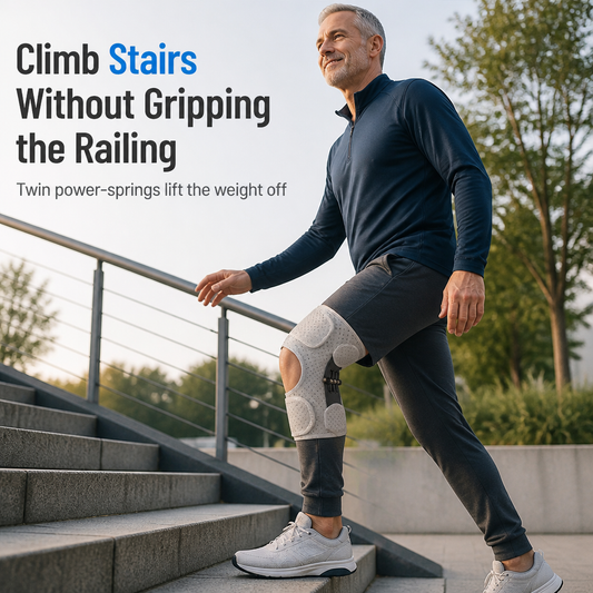 GlideEase™ — Climb Stairs Again, No Need to Hold the Railing