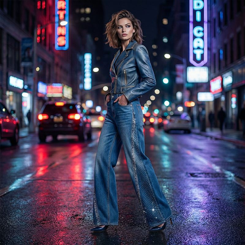 DivineLux™ Rhinestone Jeans — Shape Your Curves, Ignite Confidence, and Stay Unstoppable All Day
