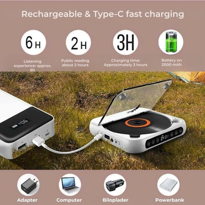AeroPulse™ Portable CD Player — Unleash Your Music’s True Power Anywhere, Anytime