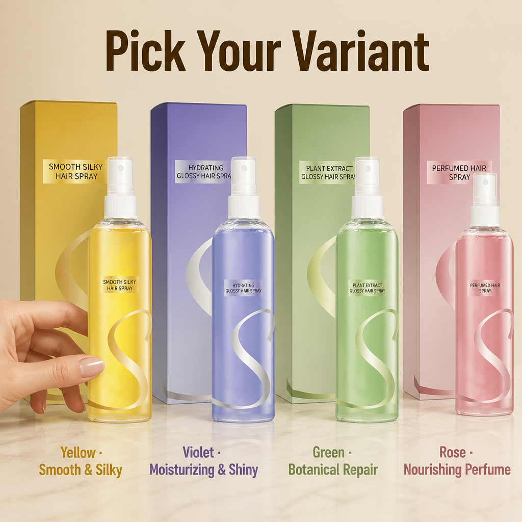 SilkBloom™ — Spray On Smooth, Frizz-Free Hair with All-Day Salon Freshness