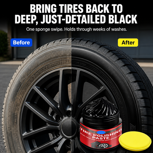 ObsediaBlack™ — Restore Dull Tires to Fresh, Just-Detailed Black in Minutes