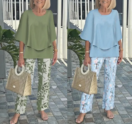 SereniChic™ Printed Set — Embrace Freedom and Flawless Style That Moves With You