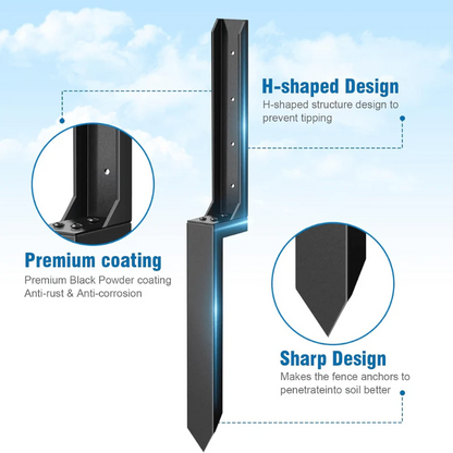 SteelLock™ — Lock Posts Down Fast for a Yard That Stands Strong Forever