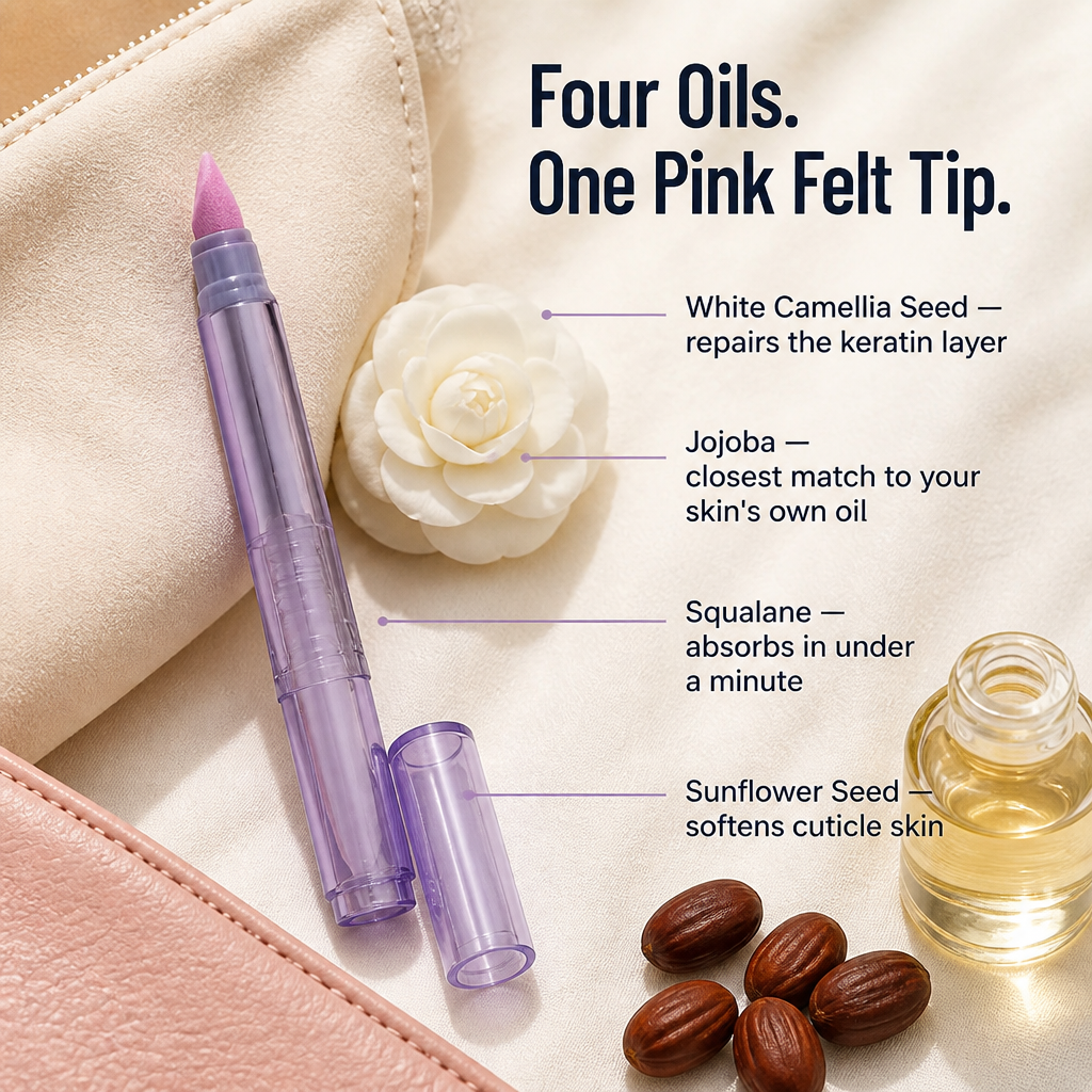 VitaNail™ — Restore Post-Gel Nails Using This 3-in-1 Buffer Oil Pen