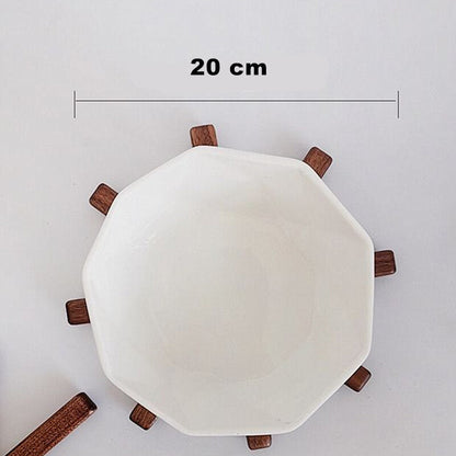Premium Walnut Wood Mat