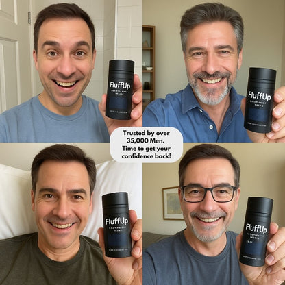 FluffUp™ — Instantly Conceals Hair Loss for a Fuller, Younger Look | Now 50% OFF + Ships Free