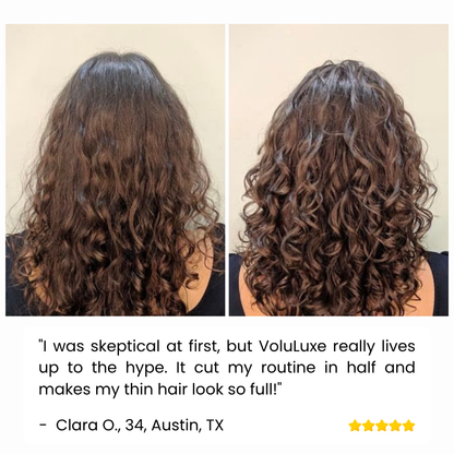 VoluLuxe™ — Effortless Salon-Quality Volume and Shine, Every Time