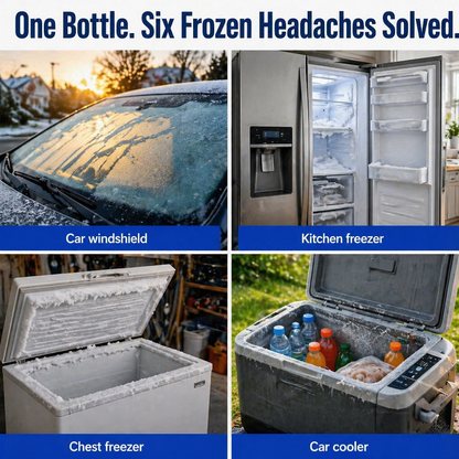 FreezeEase™ — Dissolve Heavy Freezer Ice Quickly Without Scraping or Scratching