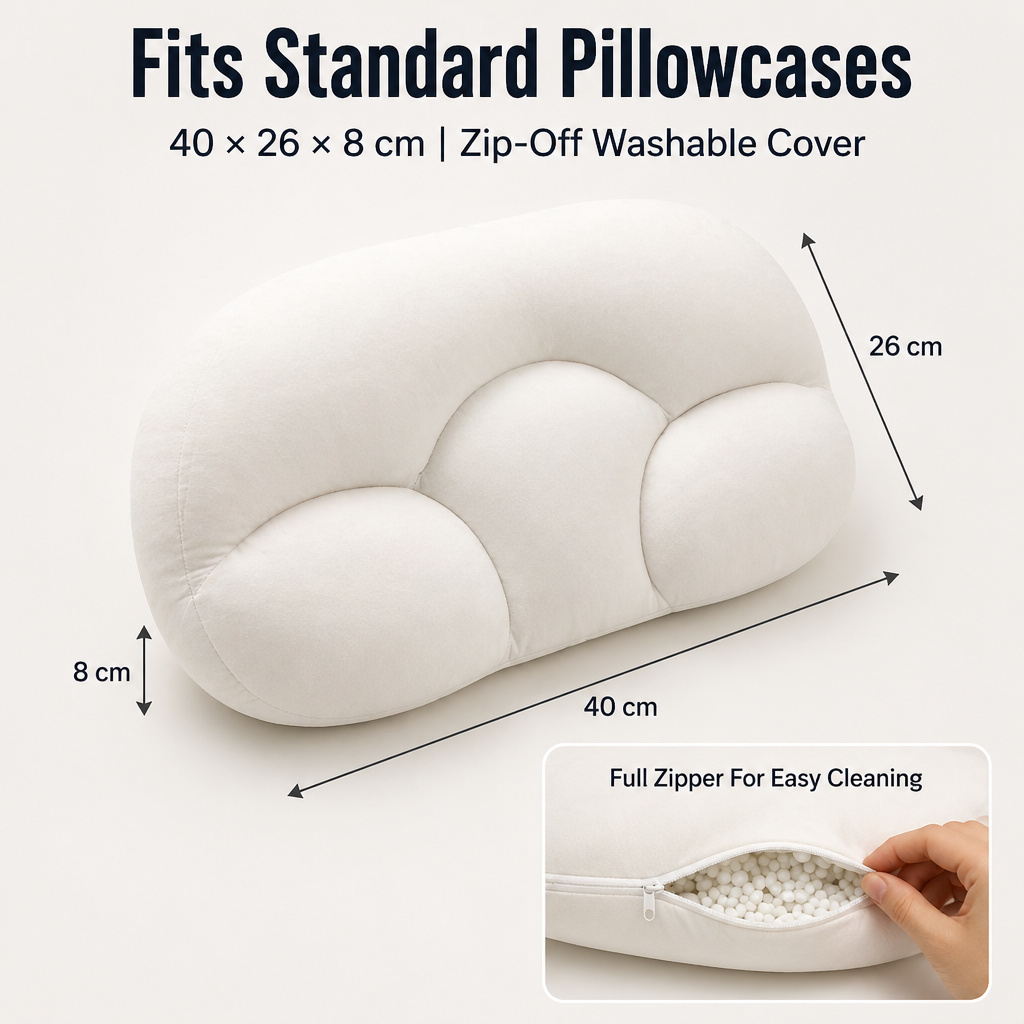 CloudRest™ Sleep Pillow — Support Your Head, Chill Your Sleep, Rise Up Pain-Free